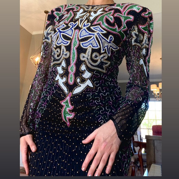 Vintage Dresses & Skirts - Stunning Vintage Beaded Gown | Vintage Dress